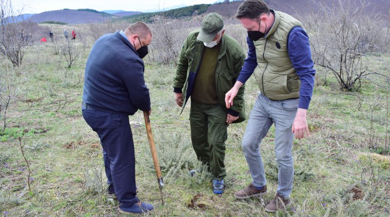 Пошумување со 12 000 садници, одбележан Денот на планетата Земја