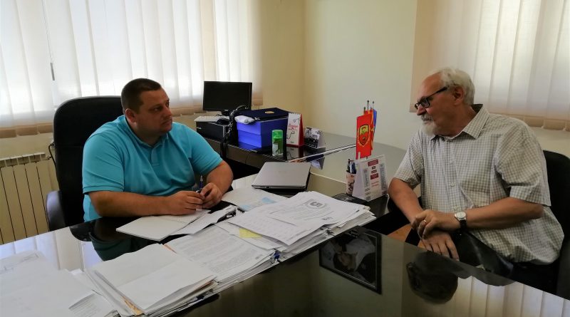 Средба на градоначалникот Христоски со градоначалникот на општина Пантелеј, Ниш, Србија